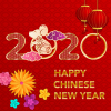 2020 happy Chinese new year logo