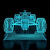 Tech meets engineering motor racing graphic